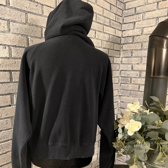 MODA INT’L  Ladies Zip Front Navy Hoodie - Picture 2 of 7